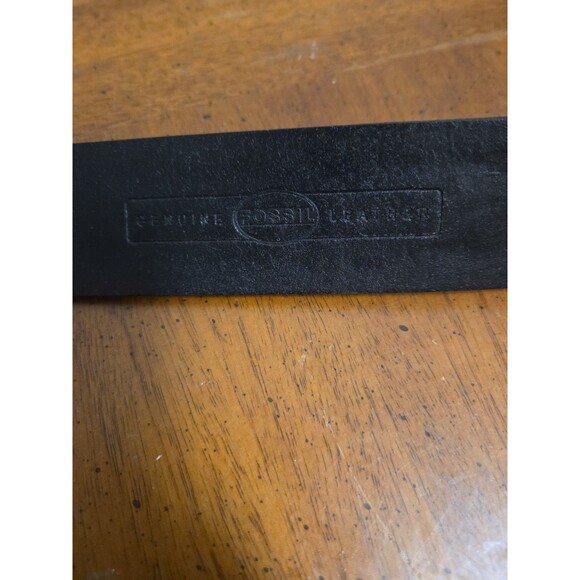 Fossil Womens Western Flower Buckle Leather Statement Belt Size S Glam Occasion - Picture 3 of 4